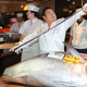 Kiyoshi Kimura with tuna, 2015